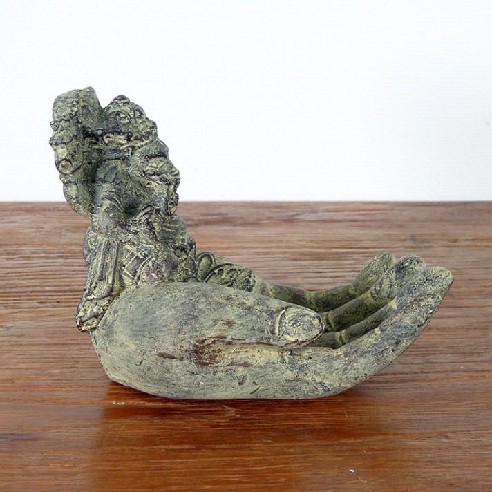 ガネーシャ 置物 効果 アジアン雑貨 お香立て 香皿 バリ お香 バリ雑貨