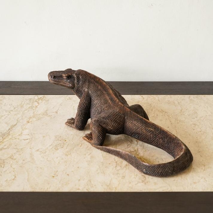 コモドドラゴン 木製  インテリア 楽天市場】木彫り コモドドラゴン《全長88cm》カービング