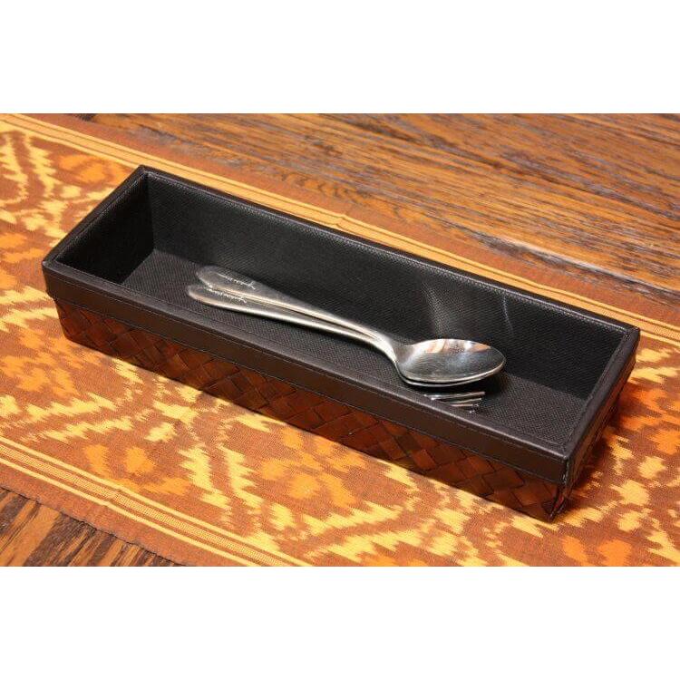 カトラリーケース アジアン おしゃれ スタッキング キッチン トレー 箸入れ 箸箱 キーケース ペン バリ ナチュラル かご カゴ バスケット 小物入れ 整理 収納 |  | 01