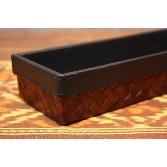 カトラリーケース アジアン おしゃれ スタッキング キッチン トレー 箸入れ 箸箱 キーケース ペン バリ ナチュラル かご カゴ バスケット 小物入れ 整理 収納 |  | 03