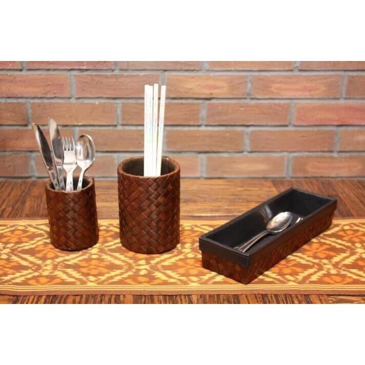 カトラリーケース アジアン おしゃれ スタッキング キッチン トレー 箸入れ 箸箱 キーケース ペン バリ ナチュラル かご カゴ バスケット 小物入れ 整理 収納 |  | 05