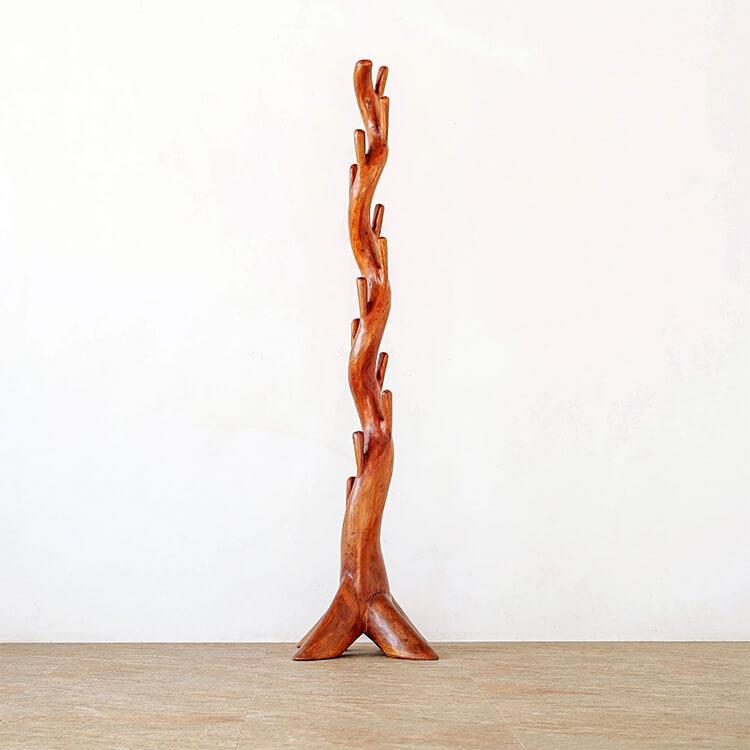 ポールハンガー 木製 無垢 スアール おしゃれ ハンガーラック コートハンガー 帽子掛け カバン掛け 玄関 収納 アジアン家具 バリ家具 アジアンインテリア ループ 通販 Yahoo ショッピング