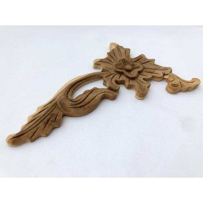 ウッドカービング 壁面 インテリア 壁飾り レリーフ 建材 木製 チーク 天然木 無垢材 アジアン雑貨 浮き彫り おしゃれ ナチュラル 花 縁取り |  | 03