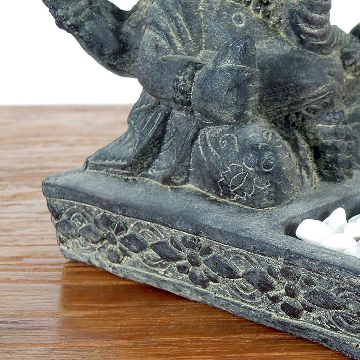 ガネーシャ 置物 効果 アジアン雑貨 お香立て 香皿 バリ お香