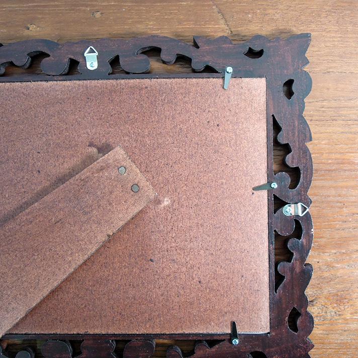 アジアンフレーム A4対応 3タイプ 壁掛け ウッドレリーフ フォト