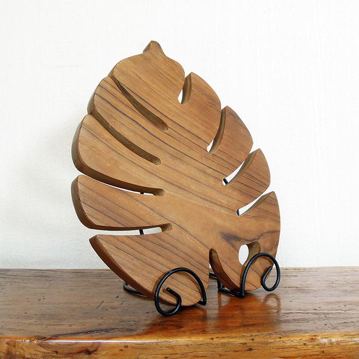 鍋敷き なべしき 鍋しき 木製 おしゃれ ウッドボード アジアン 壁飾り