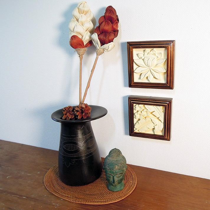 アジアン バリ 壁飾り 壁掛け ウッドパネル 壁 バリ雑貨 インテリア