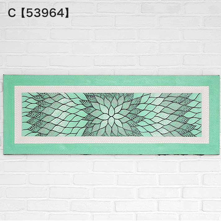 ドットアート バリ アジアン アートパネル 絵画 ドット絵 花 壁掛け ウォールデコレーション リビング アジアン雑貨 リゾート インテリア 120cm×45cm_15