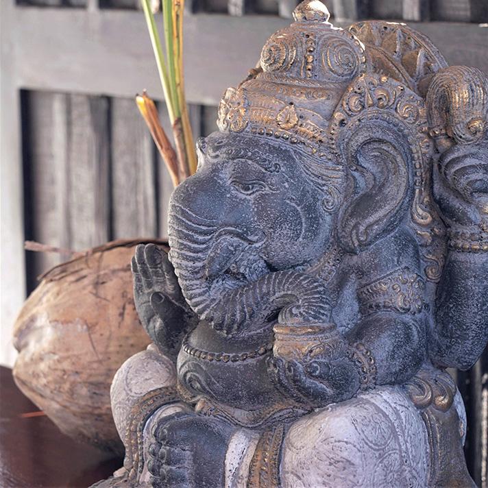 アジアン アンティークインパクト大 ガネーシャ像 置物 石製 約42cm 楽天市場】【最大2000円クーポン】 ガネーシャのアンティーク調