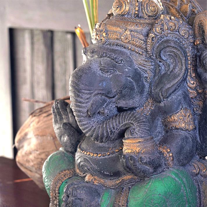 ガネーシャの置物 インドの神様 ガネーシャ 置物 効果 石 アジアン雑貨