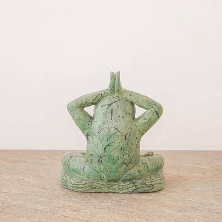 アジアン雑貨 バリ島 雑貨 石 カエルの置物 蛙の置物 庭 カエル