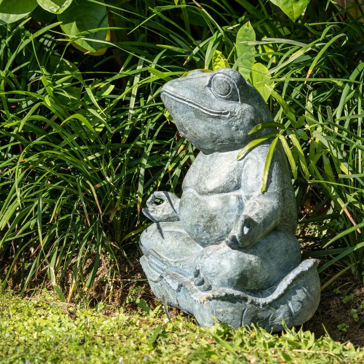 アジアン雑貨 バリ島 雑貨 石 カエルの置物 蛙の置物 庭 カエル 蛙