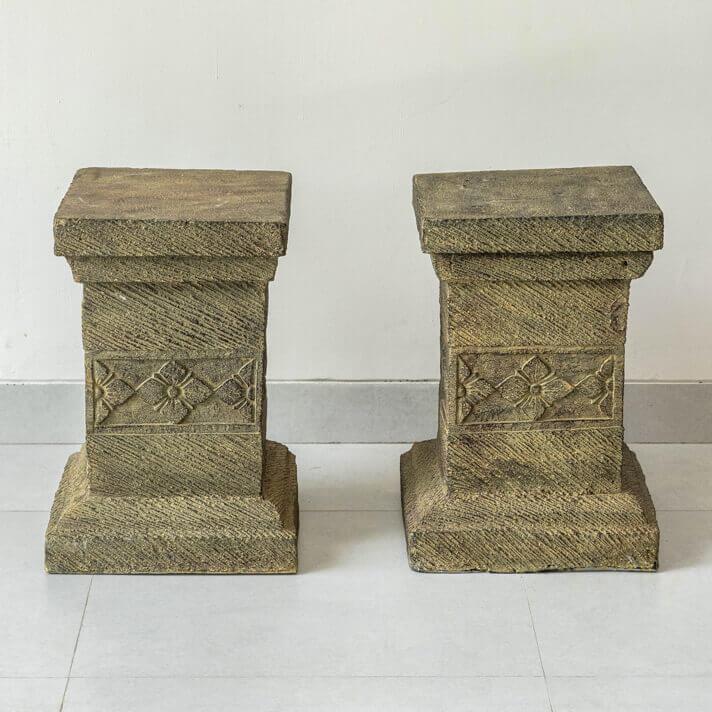 アジアン雑貨 バリ島 雑貨 石 ストーンレリーフ ガーデニング 雑貨 オブジェ 石像 石柱 庭 置物 リゾート風 |  | 02