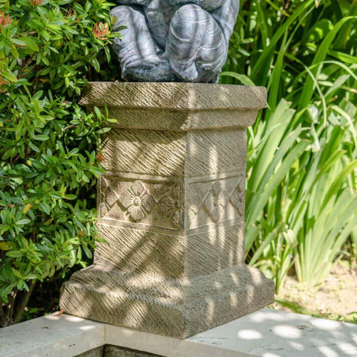 アジアン雑貨 バリ島 雑貨 石 ストーンレリーフ ガーデニング 雑貨 オブジェ 石像 石柱 庭 置物 リゾート風 |  | 05