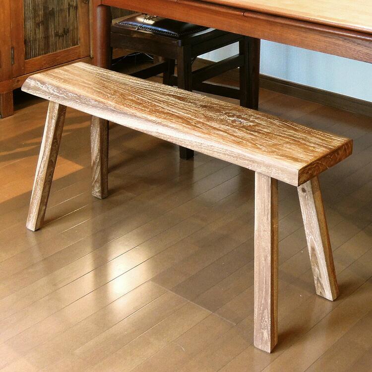 オールドチーク スツール ベンチ 幅90cm おしゃれ 木製 無垢材 オールドチーク スツール ベンチ 幅90cm おしゃれ 木製 無垢材