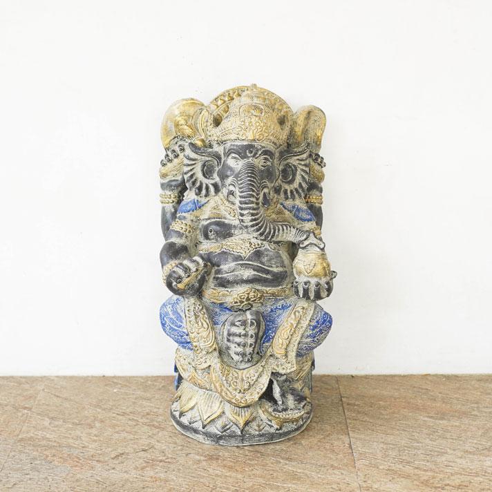 極上　置物　ガネーシャ　象神　仏像　天然素材　アンティーク　骨董　飾り物　古美術 極上 置物 ガネーシャ 象神 仏像 天然素材 アンティーク 骨董