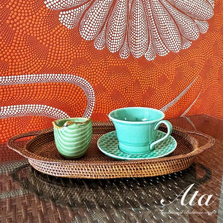 【蚤の市購入】ラタンの大きなトレイ 暮らしの道具 カゴアミドリ 古道具 蚤の市購入】ラタンの大きなトレイ 暮らしの道具 カゴアミドリ