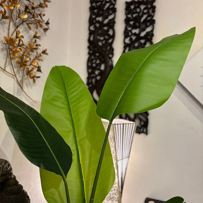 フェイクグリーン 大型 オーガスタ 観葉植物 鉢付き リーフ インテリアグリーン 人工樹木 アーティフィシャルグリーン おしゃれ ポット 人工観葉植物 屋外 180cmの画像