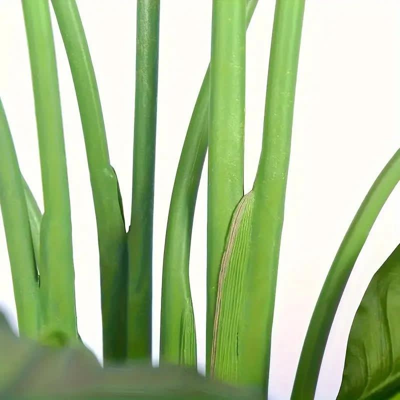 フェイクグリーン 大型 オーガスタ 観葉植物 鉢付き リーフ インテリアグリーン 人工樹木 アーティフィシャルグリーン おしゃれ ポット 人工観葉植物 屋外 180cmの画像