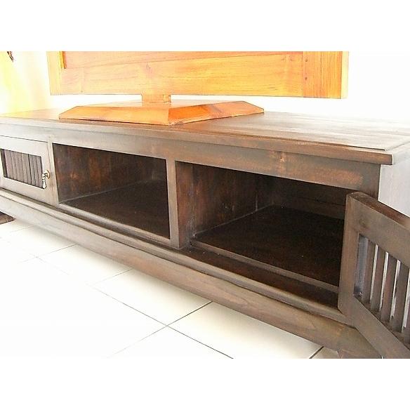 アジアン家具 テレビ台 アジアン ローボード 150 完成品 チーク材