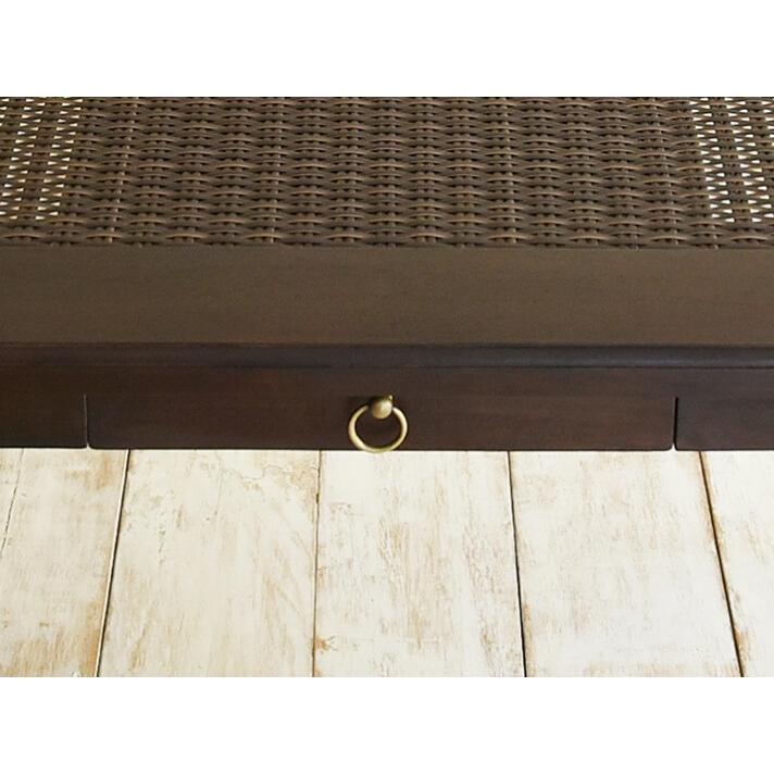 ダイニングテーブル アジアン家具 チーク無垢材 4人用 単品 おしゃれ