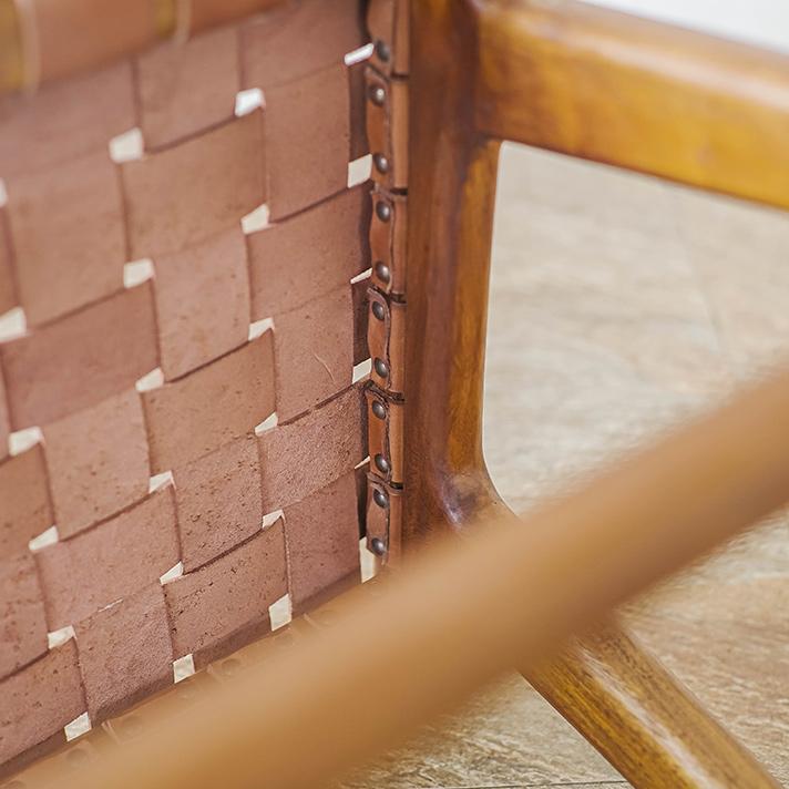 スツール ベンチ レザー チェア 本革 ベンチチェア チェアー ダイニングチェア 椅子 革 リビングチェアー 2人掛け 3人掛け チーク材 家具 木製 北欧 アジアン |  | 04