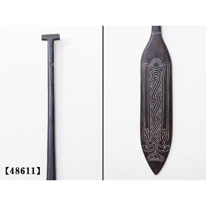 パドルカービング アジアン インテリア 壁飾り オブジェ 天然木