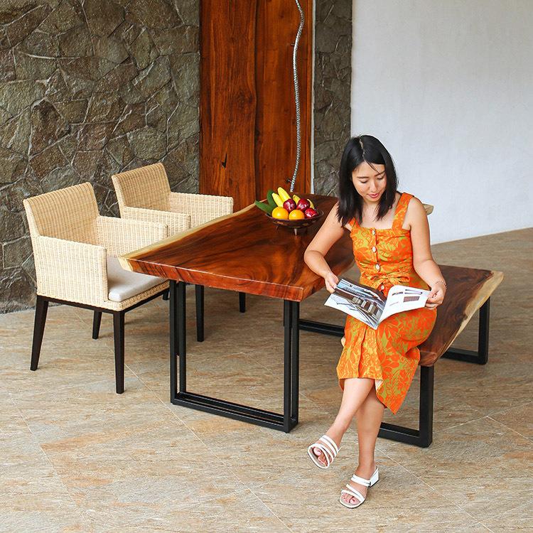 アジアン家具 椅子 アームチェア 1人掛け ラタンチェア おしゃれ