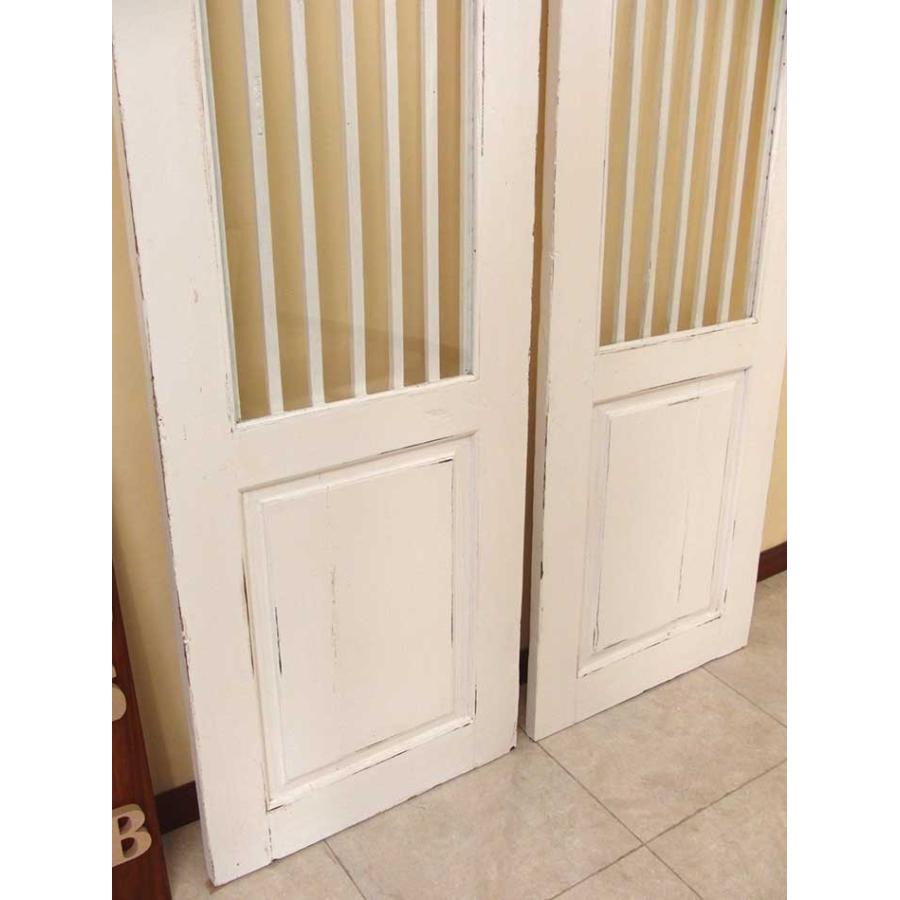 Diy 建具 建物内装リフォーム ドア 扉 玄関 リフォーム おしゃれ 両開き ガラス 木製 天然木 アンティーク レトロ カントリー 白 K006 K006 アジアンインテリア ループ 通販 Yahoo ショッピング