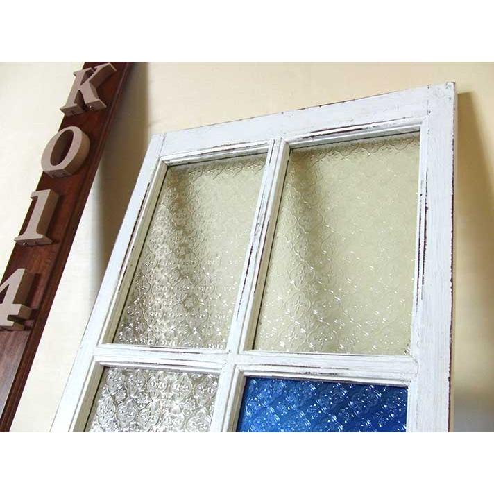 Diy 建具 建物内装リフォーム 窓 ステンドグラス 明り取り おしゃれ ガラス 木製 天然木 花柄 アンティーク レトロ カントリー 白 K014 K014 アジアンインテリア ループ 通販 Yahoo ショッピング