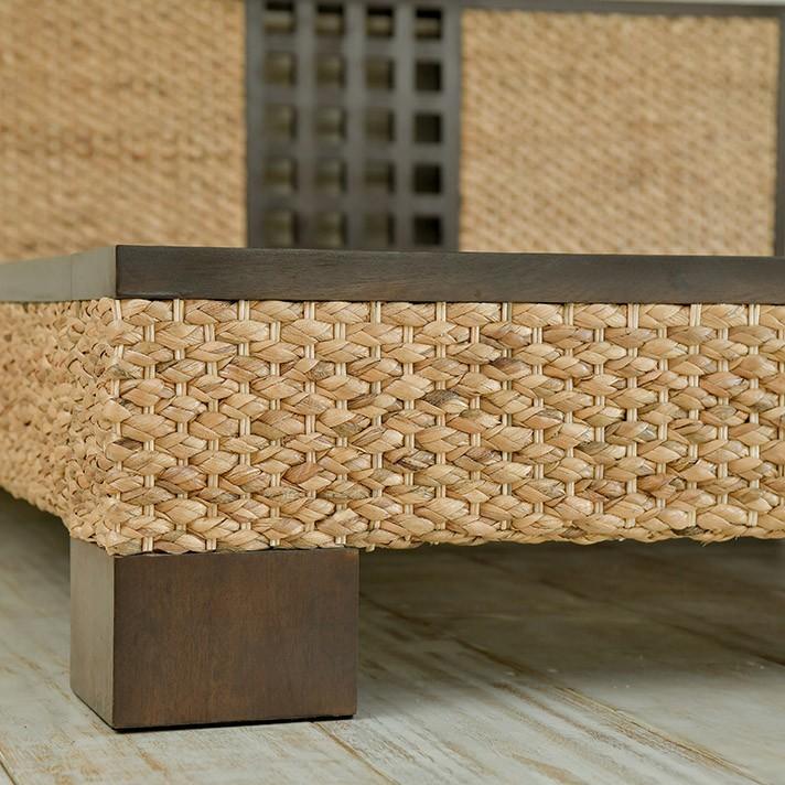 受注生産品 ウォーターヒヤシンス ダブルサイズベット アジアン