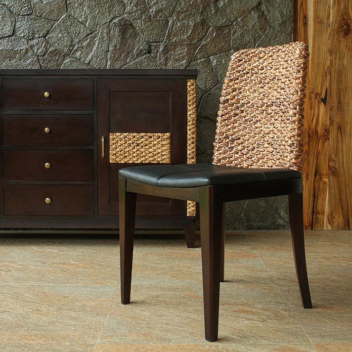 ウォーターヒヤシンス キャビネット 収納家具 アジアン家具 幅150cm 