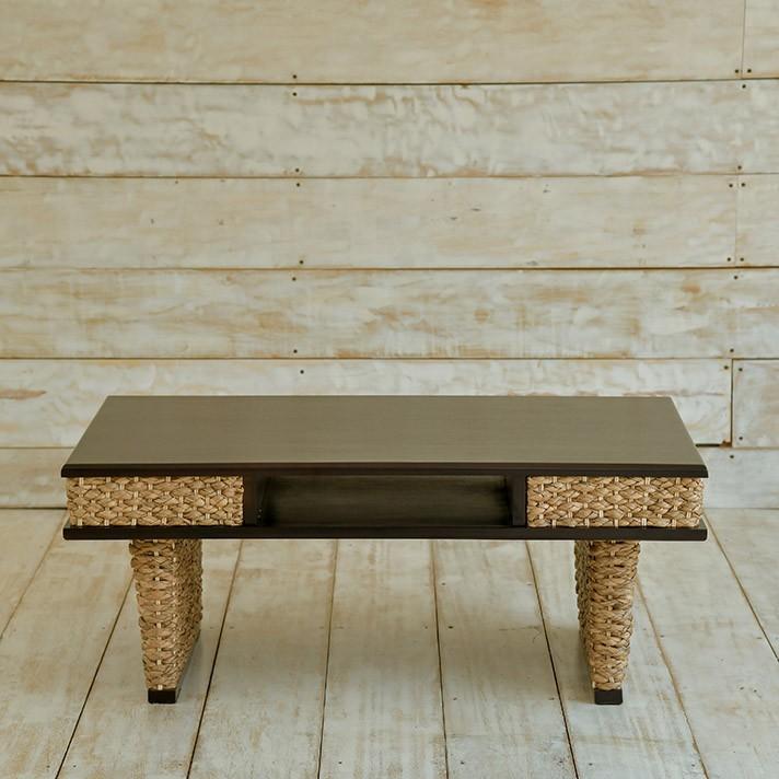 ウォーターヒヤシンス ローテーブル アジアン家具 W100cm