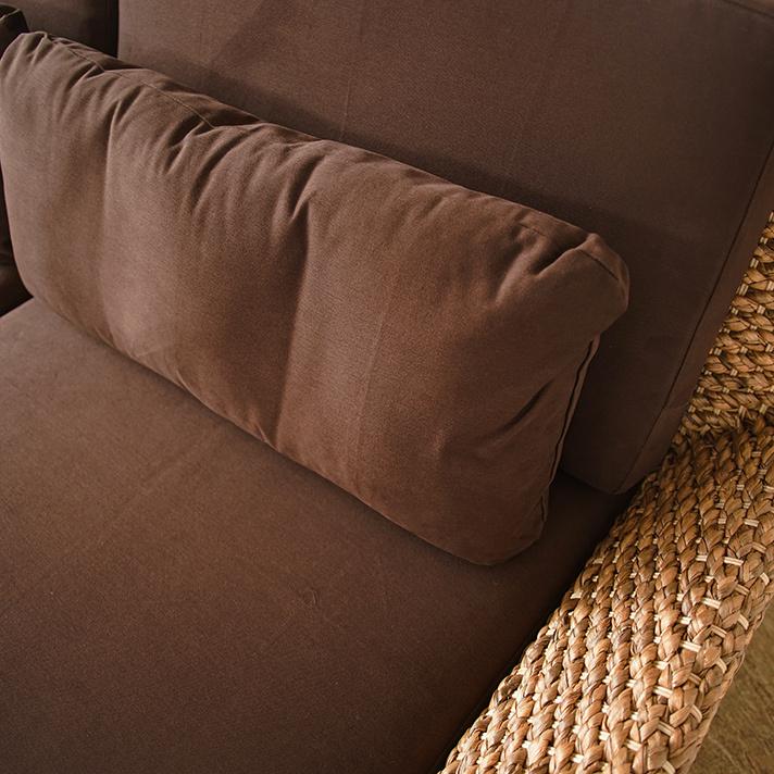 ウォーターヒヤシンス ソファー 3人掛けソファ アジアン家具