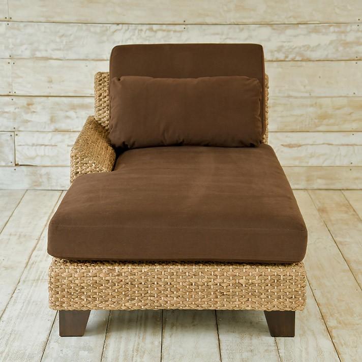 受注生産品 ウォーターヒヤシンス デイベッドソファー マホガニー