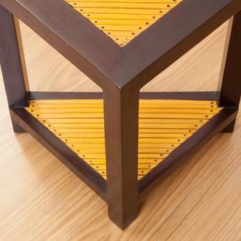 サイドテーブル コーナーラック アジアン家具 無垢材 バンブー おしゃれ 木製 マホガニー バリ リゾート インテリア リゾート 南国風 収納 玄関 |  | 05