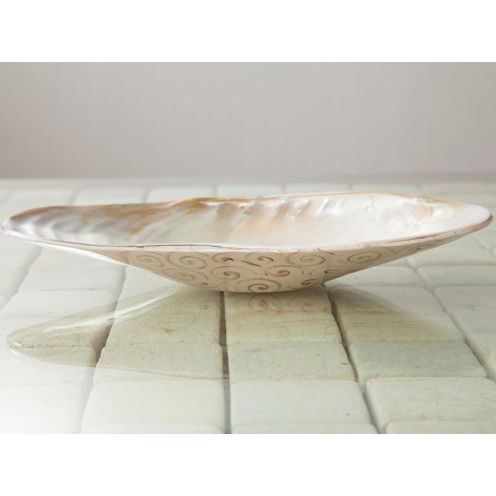 カピスシェルトレー 天然貝アジアン雑貨 収納 シェル 小物入れ