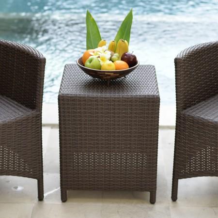 アジアン家具 ガラス天板 テーブル ガーデンテーブル サイドテーブル用ガラス天板（型番：TUST-01、TUST-02、TUST-04専用オプション） |  | 02