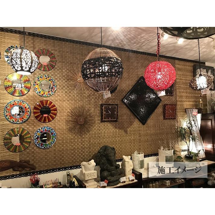DIY 資材 建物内装リフォーム 壁紙 クロス ファイバー シート リメイク インテリア 張り替え 自分で おしゃれ アジアン リゾート vs0068