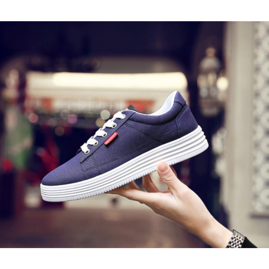 メンズ シークレットシューズ スニーカー シークレットスニーカー 男女兼用 厚底 シューズ かっこいい 履き心地 キャンバス 6cm身長アップ Seashoe Lopisストア 通販 Yahoo ショッピング