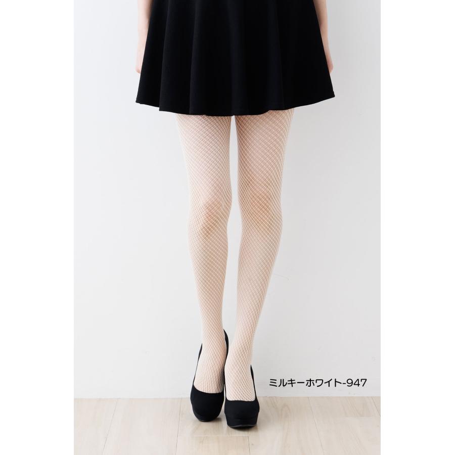 ATSUGI（アツギ） COLORS ダブルフィッシュネット柄 S-L レディース