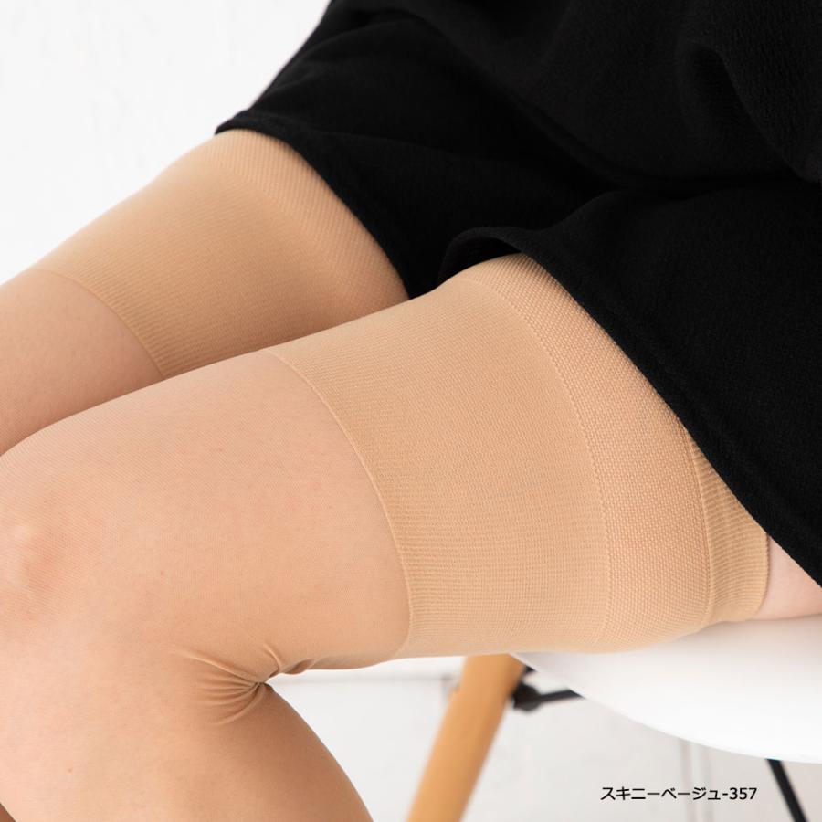 SLIM LINE 太もも丈 ガーターストッキング 口ゴムゆったり 22-25cm レディース アツギ スリムライン ag-ft6000 D1PK | SLIM LINE（ATSUGI） | 02