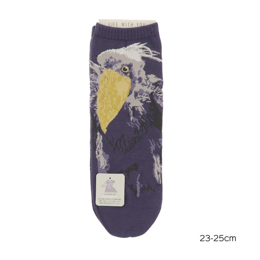 アニマル ハシビロコウ スニーカー丈 23-25cm レディース 靴下 動物 D1PK | ブランド登録なし | 04