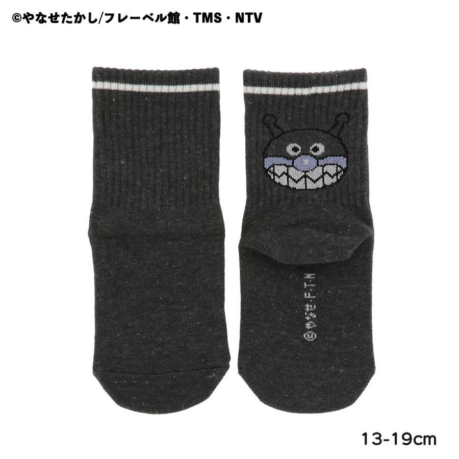 Fukuske（フクスケ） (キッズ13-19cm)うしろバイキンマン ラインクルー