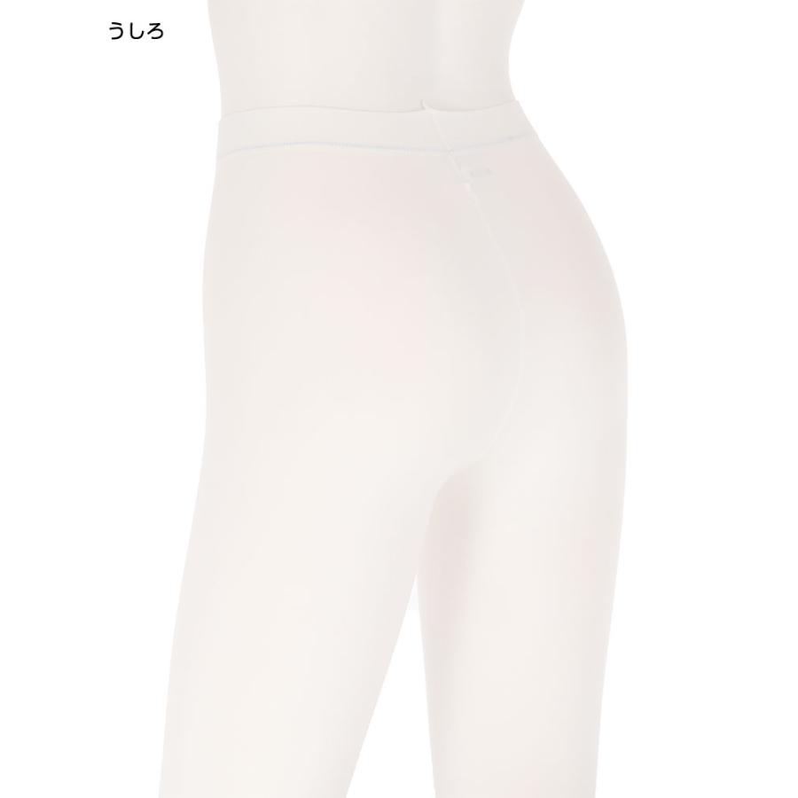 白タイツ 80デニール (M-L・L-LL) 簡易包装 ホワイト レディース