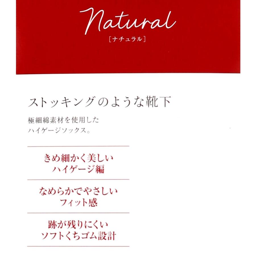 SABRINA（GUNZE） サブリナ ストッキングのような靴下 綿混