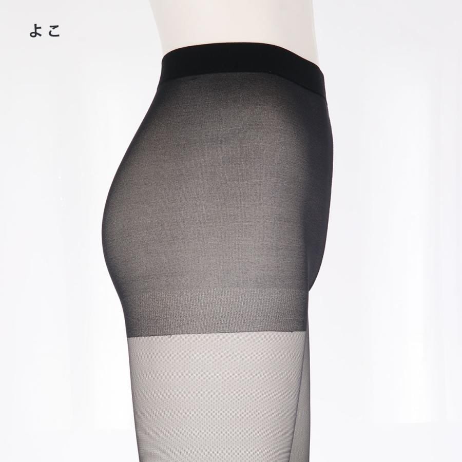 Tuche ハッピーバードアンクレット ストッキング M-L 日本製 黒