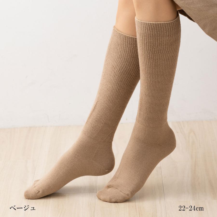 いたわり設計 天然シルクのぬくもり 内側シルク ハイソックス 22-24cm 三重編み 日本製 レディース 靴下 | ブランド登録なし | 13