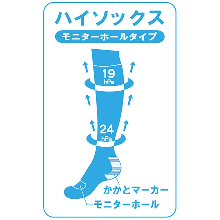 一般医療機器 MBメディカル ハイソックス 弾性ストッキング 全5サイズ 日本製 着圧 靴下｜lops｜02