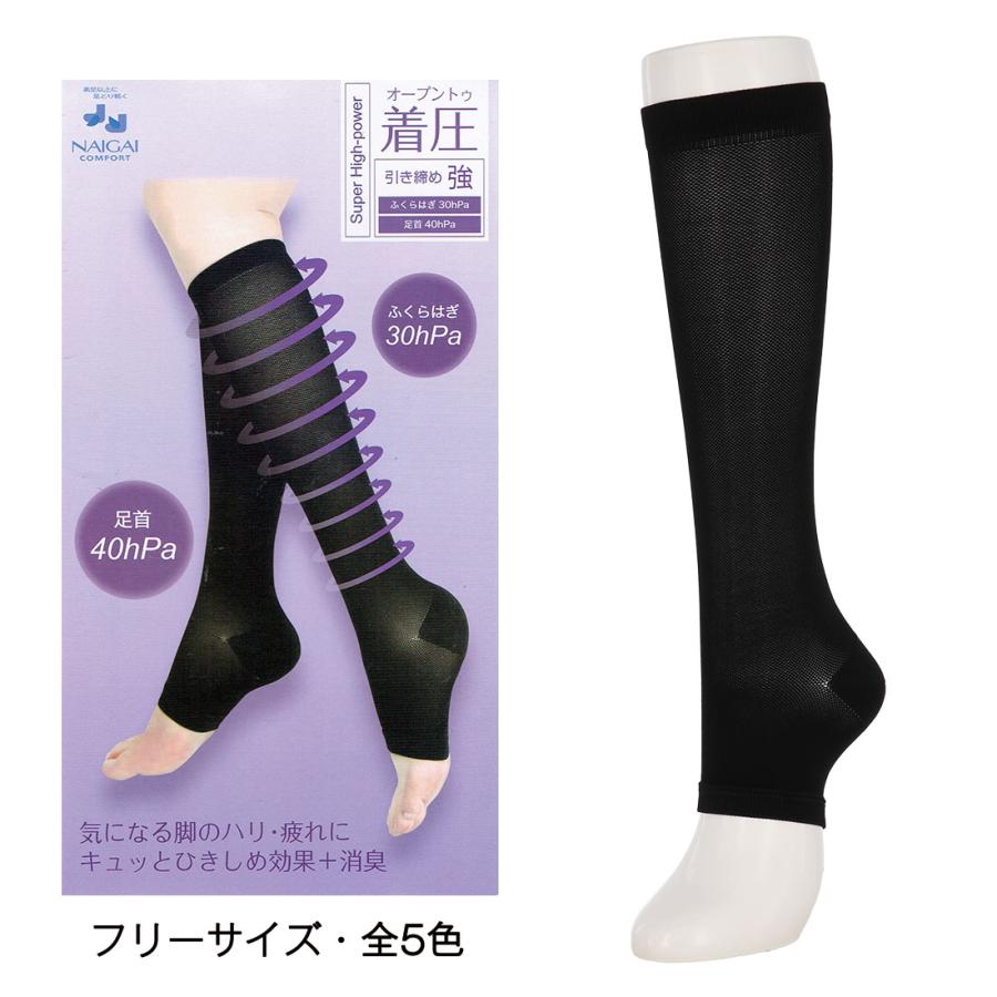 NAIGAI（ナイガイ） スーパーハイパワー 強着圧オープントゥ ソックス